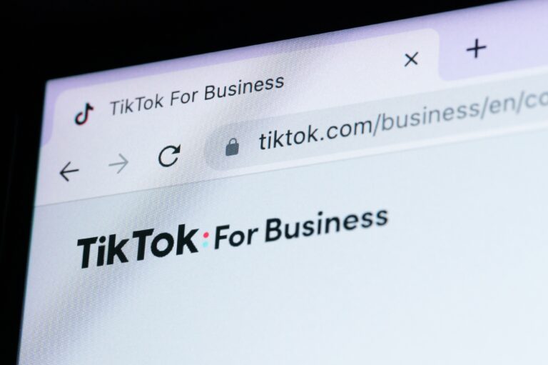 New,York,,Usa,-,June,17,,2023:tiktok,For,Business,Menu